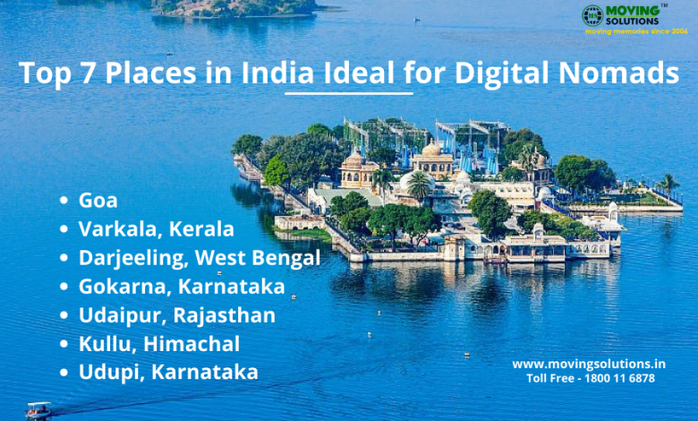 Top 7 Places in India Ideal for Digital Nomads