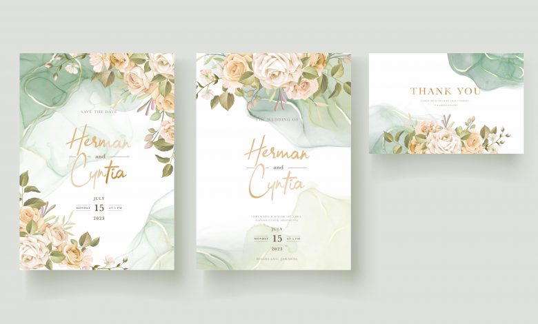 customized wedding cards print