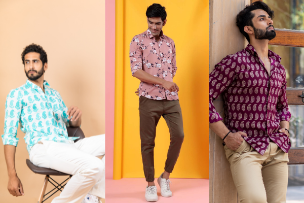 how to style printed shirts for men