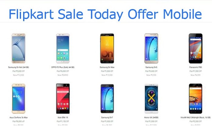 Flipkart Sale Today Offer Mobile Phones Online at Best Prices in India