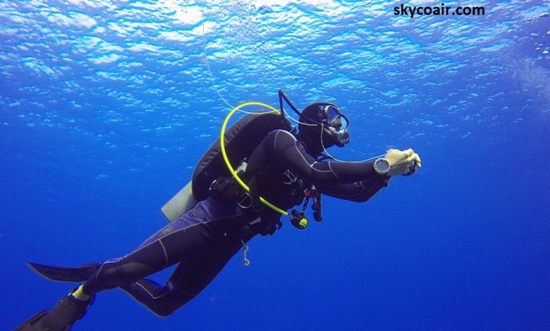 Scuba diving