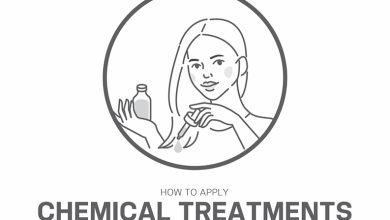Photo of How to apply chemical treatment on treated hair.