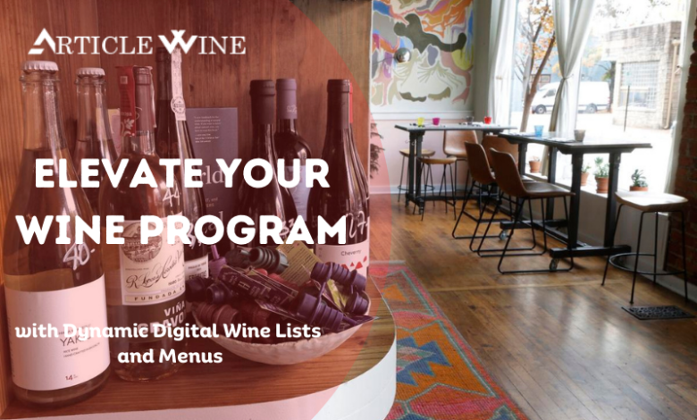 he innovative potential of dynamic digital wine menus. These menus are more than just lists; they are essential tools that bridge tradition with technolog